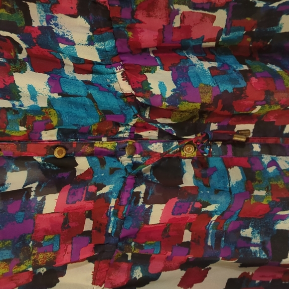 Pattered retro blouse - Picture 2 of 5